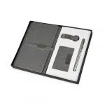 Corporate 4 in 1 Combo Giftset-Grey Jute Finished-PS2955-1