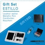 Corporate Giftset-ESTILLO Wallet Cardholder Pen Keychain PS19B – 1