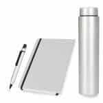 Corporate Joining Kit Giftset 3in1-White Bottle Diary Pen PS47-2