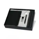 Corporate Joining Kit Giftset 4in1-Black Bottle Diary Pen Keychain PS56-8