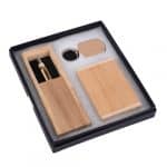 Corporate Wooden Giftset 3in1- Premium Penholder keychain cardholder PS3511 – 1