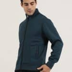 RR – Bonded Fleece Jacket – Petrol Blue – 1